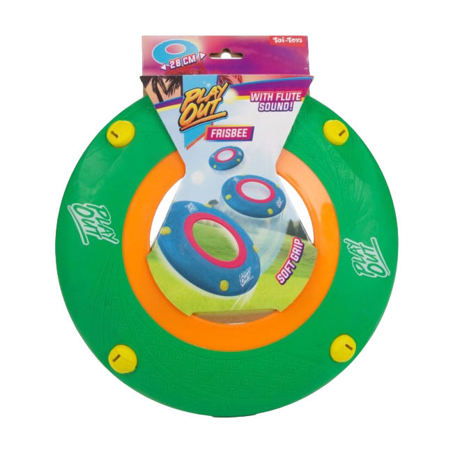 Afbeelding laden in galerijviewer, Toi-toys play out frisbee met geluid 27cm 3 assorti
