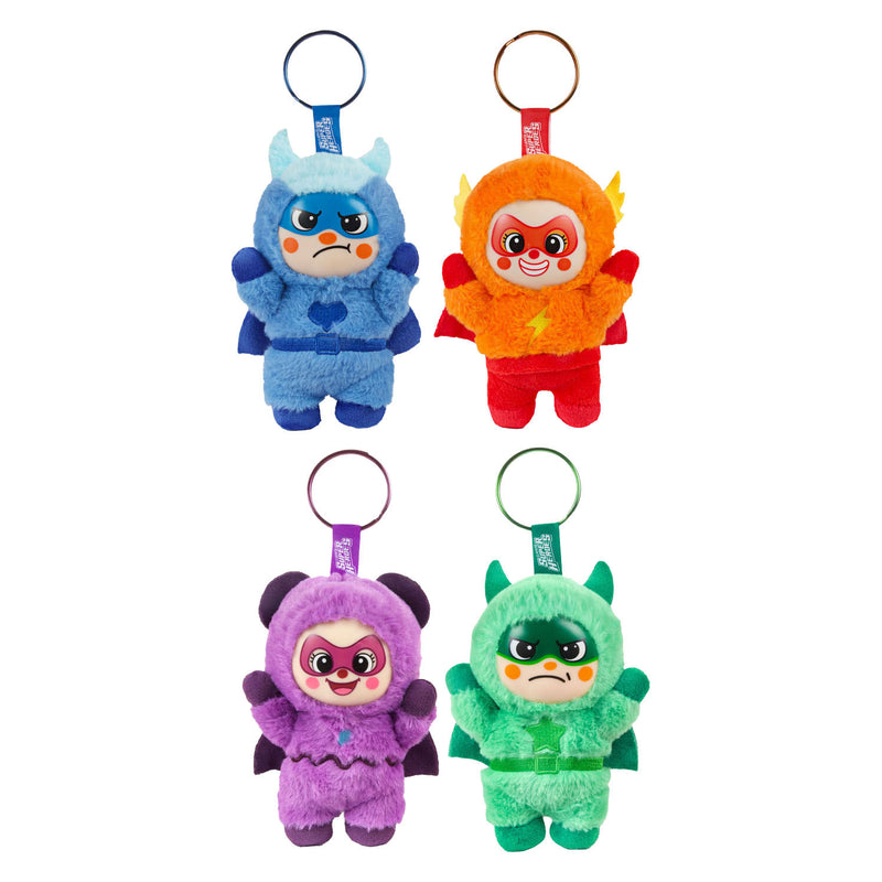 Load image into Gallery viewer, Toi-toys pluchen figuur sleutelhanger super hero - 16cm
