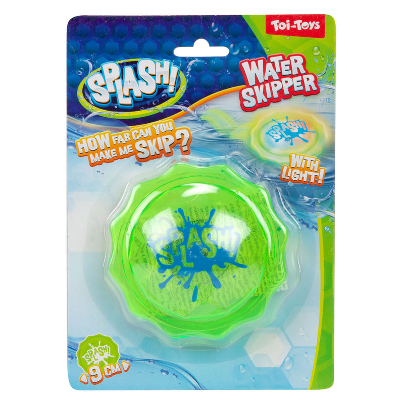 Load image into Gallery viewer, Toi-toys splash disc water skipper met licht 9cm 3 assorti
