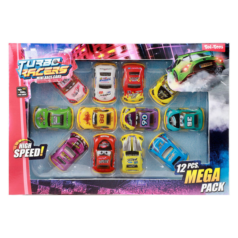 Load image into Gallery viewer, Turbo racers pull back rally auto's - 12st.
