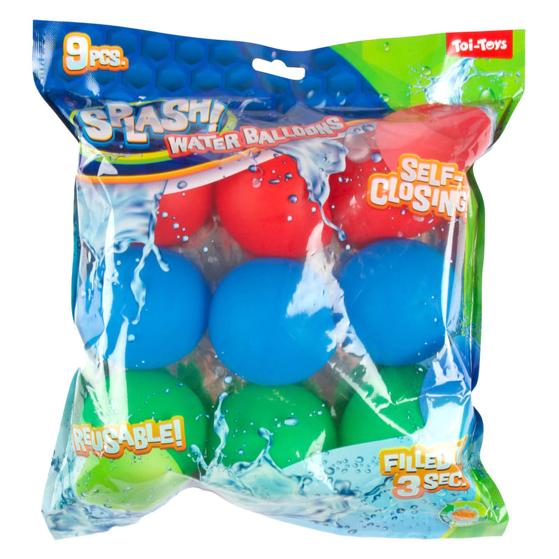 Load image into Gallery viewer, Toi-toys splash herbruikbare waterballon zelfsluitend 9 stuks
