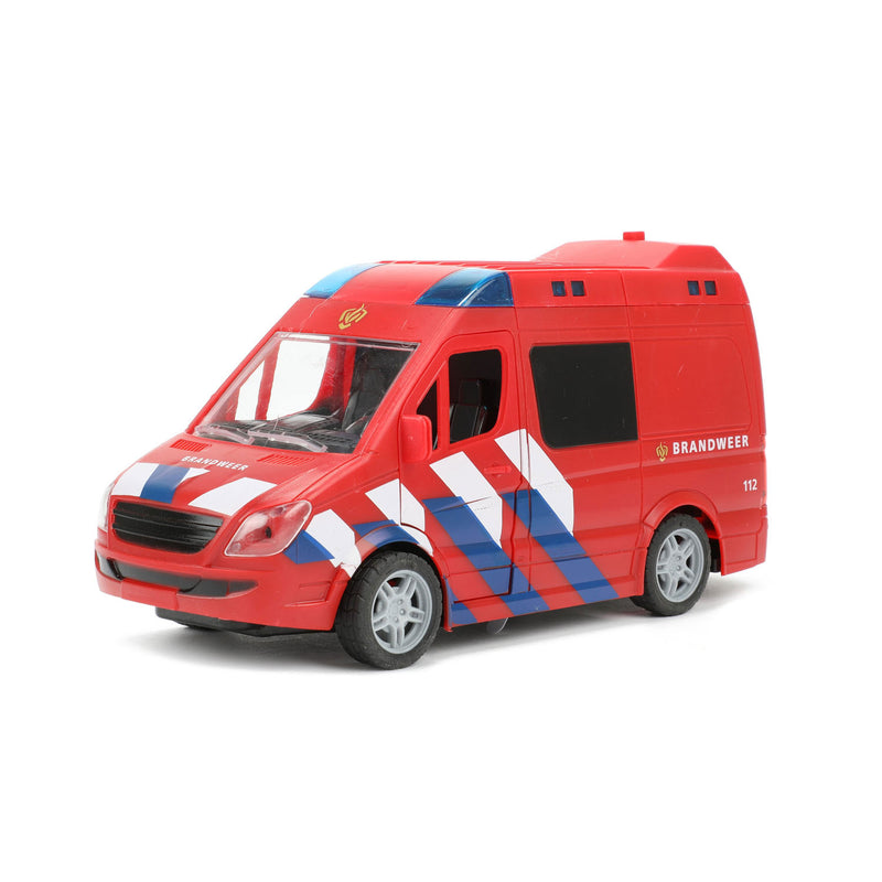 Load image into Gallery viewer, Toi-toys brandweerwagen met licht en geluid
