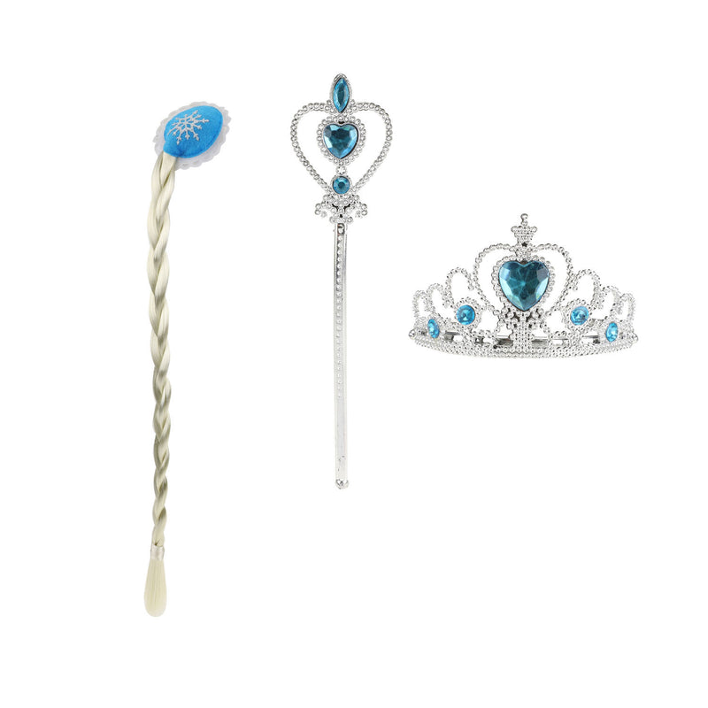 Load image into Gallery viewer, Toi-toys toi toys ice princess set met vlecht, tiara en toverstaf
