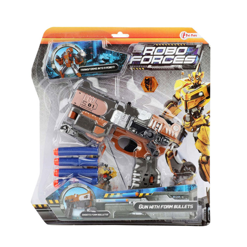 Load image into Gallery viewer, Roboforces veranderrobot pistool met foampijlen
