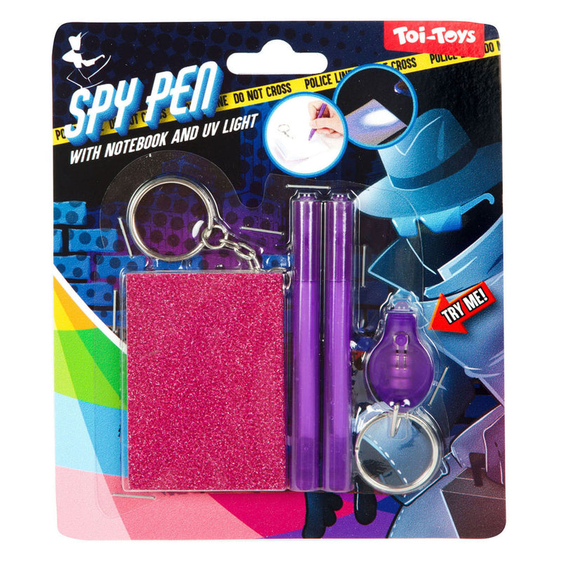 Load image into Gallery viewer, Toi-toys notitieboek met uv lamp en geheimschrift pen
