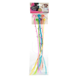 Toi-toys haarlok haarclip met kraaltjes, 6st.