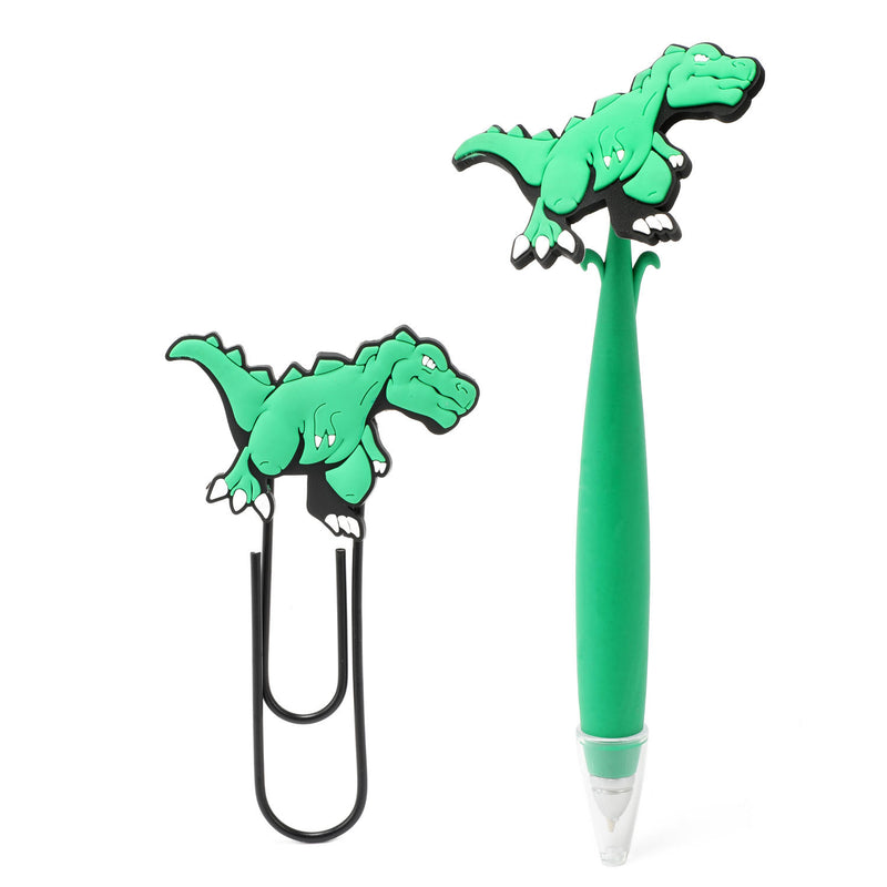 Load image into Gallery viewer, Toi-toys dinosaurus mega paperclip met pen
