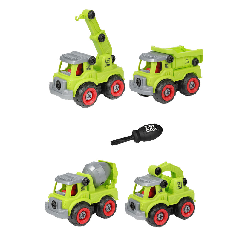 Load image into Gallery viewer, Toi-toys cars trucks bouwvoertuigen met schroevendraaier
