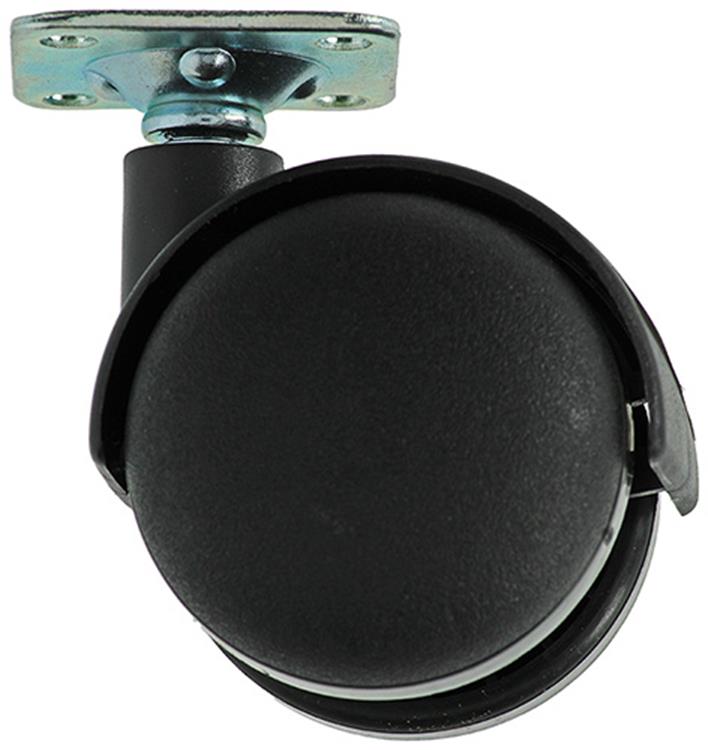 Load image into Gallery viewer, Mack by tente 1013570 - dubbel rol zwart m plaat 50mm | 10 stuks
