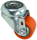 Mack by tente 1006184 - rol pu dubbele kogellager centr. gat. oranje 35mm | 18 stuks