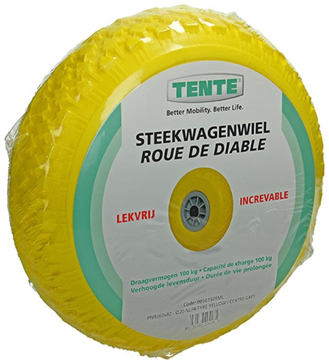 Load image into Gallery viewer, Mack by tente 1006185 - steekwagenwiel lekvrij pp velgø260mm | 3 stuks
