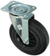 Mack by tente 1049130 - zwenkwiel bevestigingsplaat rubber met nylon velg 200mm | 4 stuks