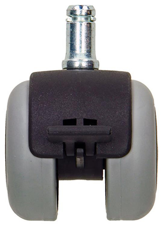 Mack by tente 1058957 - zwenkwiel met enkele wielrem vork pp, met stift 50 mm | 5 stuks