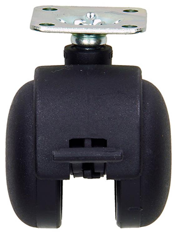 Load image into Gallery viewer, Mack by tente 1058960 - zwenkwiel met enkele wielrem vork pp, met plaat 50 mm | 5 stuks
