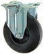 Mack by tente 1049127 - vast wiel bevestigingsplaat rubber met nylon velg 125mm | 4 stuks