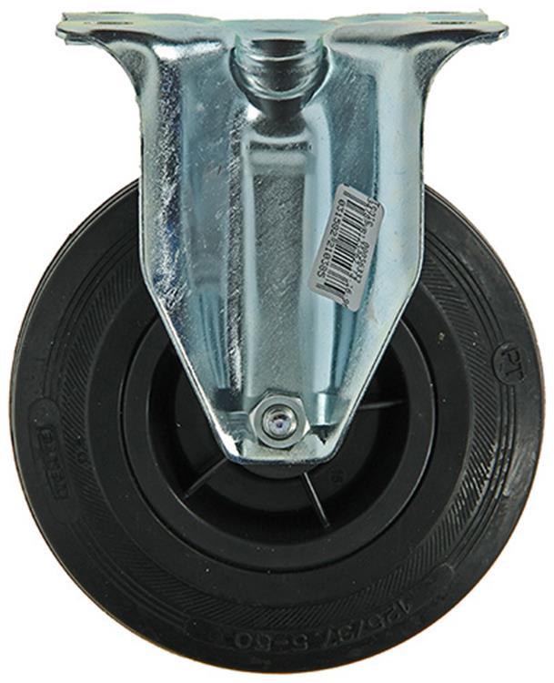 Load image into Gallery viewer, Mack by tente 1049127 - vast wiel bevestigingsplaat rubber met nylon velg 125mm | 4 stuks
