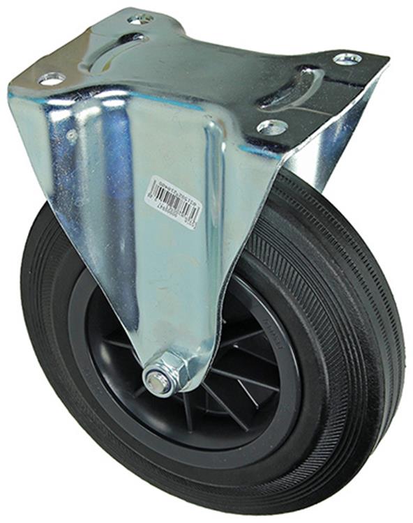 Load image into Gallery viewer, Mack by tente 1049131 - vast wiel bevestigingsplaat rubber met nylon velg 200mm | 4 stuks

