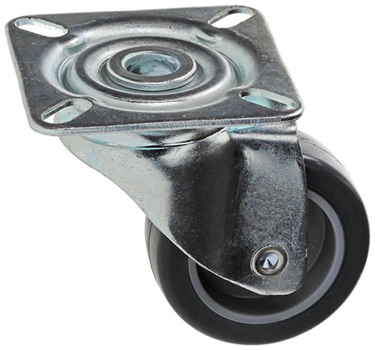 Load image into Gallery viewer, Mack by tente 1015240 - rubber rol 2 kogellagers met plaat 50mm | 18 stuks
