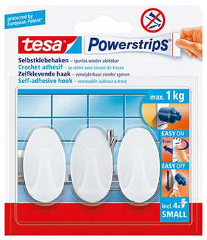 Powerstrips tesa wit 3 stuks