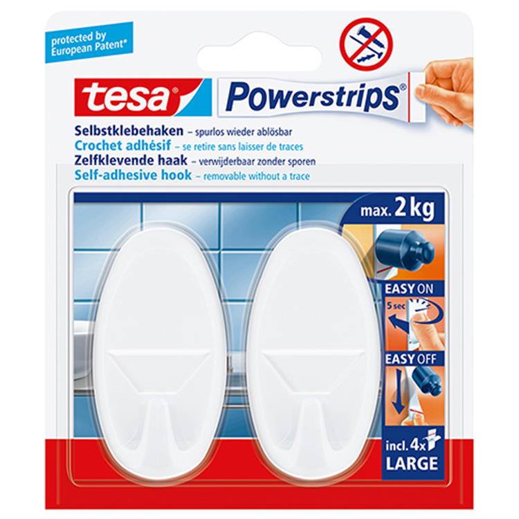 Load image into Gallery viewer, Tesa 1001363 - powerstrips wit oval | 6 stuks
