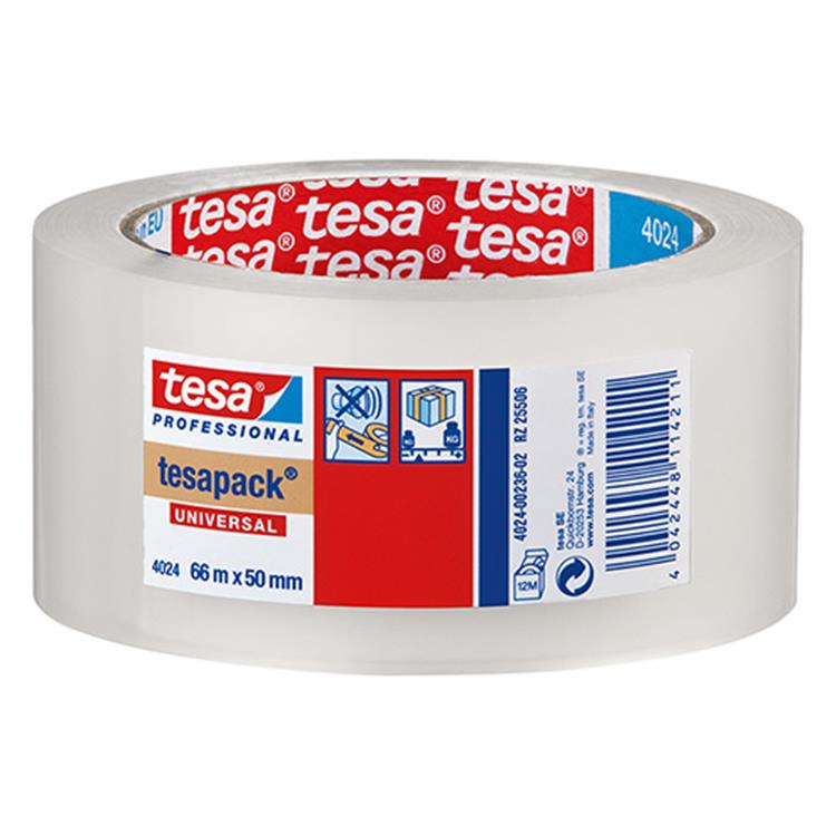 Load image into Gallery viewer, Tesa professional 1059181 - 4024 pack pp trans 66m x 50mm | 6 stuks
