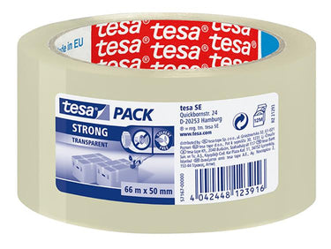 Tesa pack ultra strong verpakkingstape - 66m x 50mm - 1 stuks - transparant