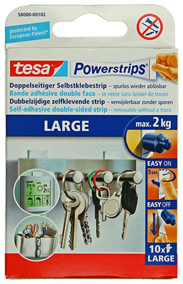 Tesa 1025283 - powerstrips large | 15 stuks