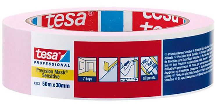 Load image into Gallery viewer, Tesa professional 1009792 - 4333 prec mask sens 50m x 38mm | 4 stuks
