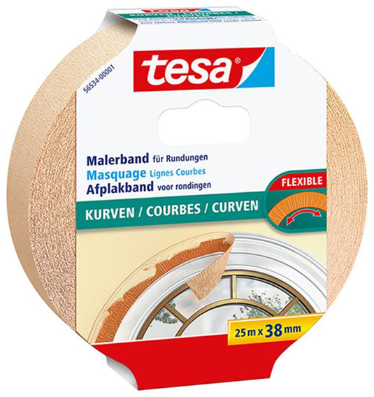 Tesa 1052457 - flex afplakband 25mx38mm | 1 stuks