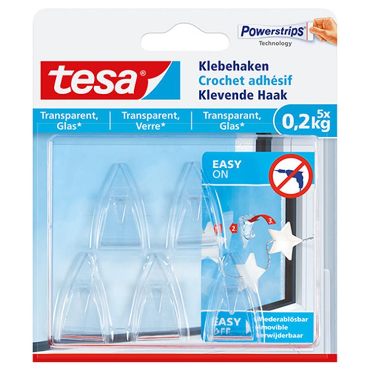 Load image into Gallery viewer, Tesa 1051177 - deco haak transp. - 200g | 10 stuks
