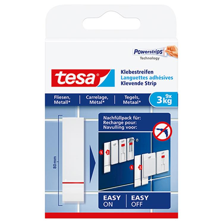 Load image into Gallery viewer, Tesa klevende strip voor metaal en tegels
