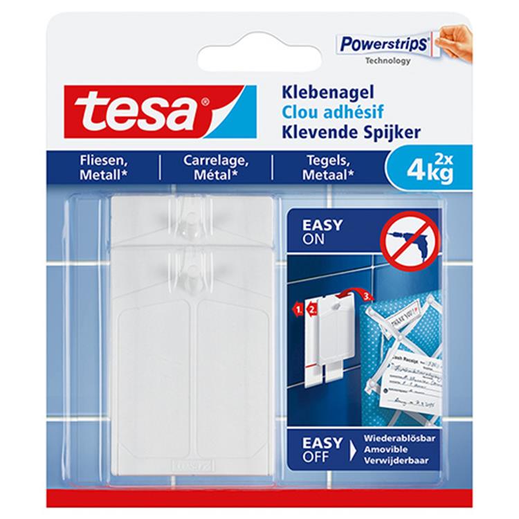 Load image into Gallery viewer, Tesa 1051195 - klevende spijker tegels metaal 4kg | 8 stuks
