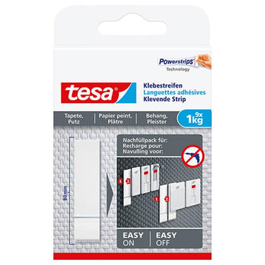 Tesa 1051198 - powerstrips® gevoelige oppervlakken 1kg | 5 stuks