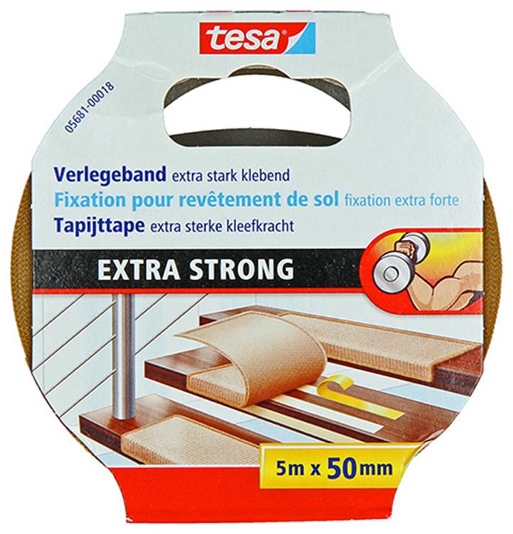 Load image into Gallery viewer, Tesa 1054487 - tapijttape extra strong 5m x 50mm | 6 stuks
