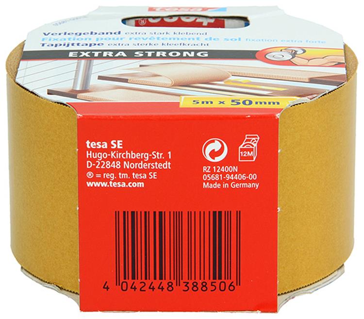 Load image into Gallery viewer, Tesa 1054487 - tapijttape extra strong 5m x 50mm | 6 stuks
