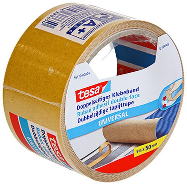 Tesa 1054493 - tapijttape universal 5m x 50mm | 6 stuks