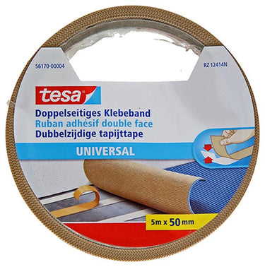 Tesa 1054493 - tapijttape universal 5m x 50mm | 6 stuks