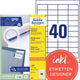 Avery universele etiketten 3657 48,5x 25,4mm