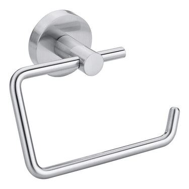 Tesa toiletrolhouder moon roestvrijstalen look zelfklevend zonder boren – 53x140x99mm