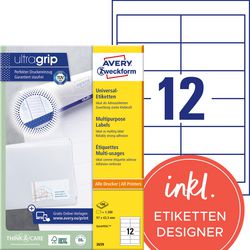 Avery universele etiketten zweckform 3659 97x42,3mm