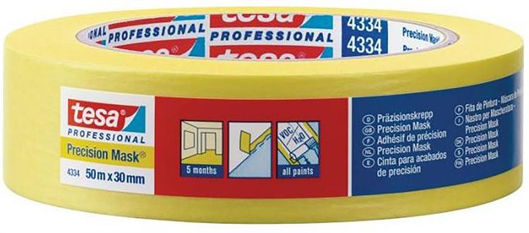 Afbeelding laden in galerijviewer, Tesa professional tesa precision 04334-00003-00 maskeertape präzisionskrepp geel (l x b) 50 m x 38 mm 1 stuk(s)
