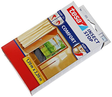 Tesa 1050466 - premium vliegenhor deuren zwart 2x 0,65m x 2,2m | 5 stuks