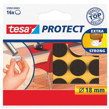 Tesa 1003208 - vilt 18mm bruin a 16st | 20 stuks