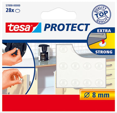 Tesa 1003213 - geluiddempers 8mm transp. | 20 stuks