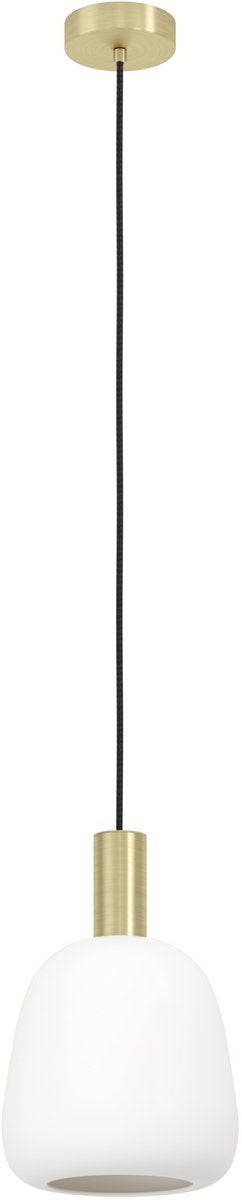 Eglo manzanares hanglamp - e27 - ø 22,5 cm - wit|goud
