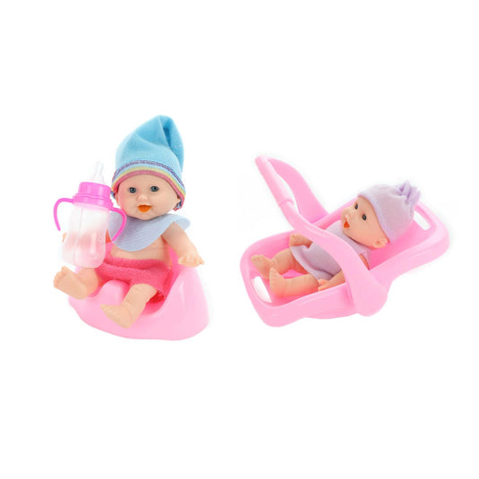 Beau-beau baby beau mini babypop zittend, 12cm