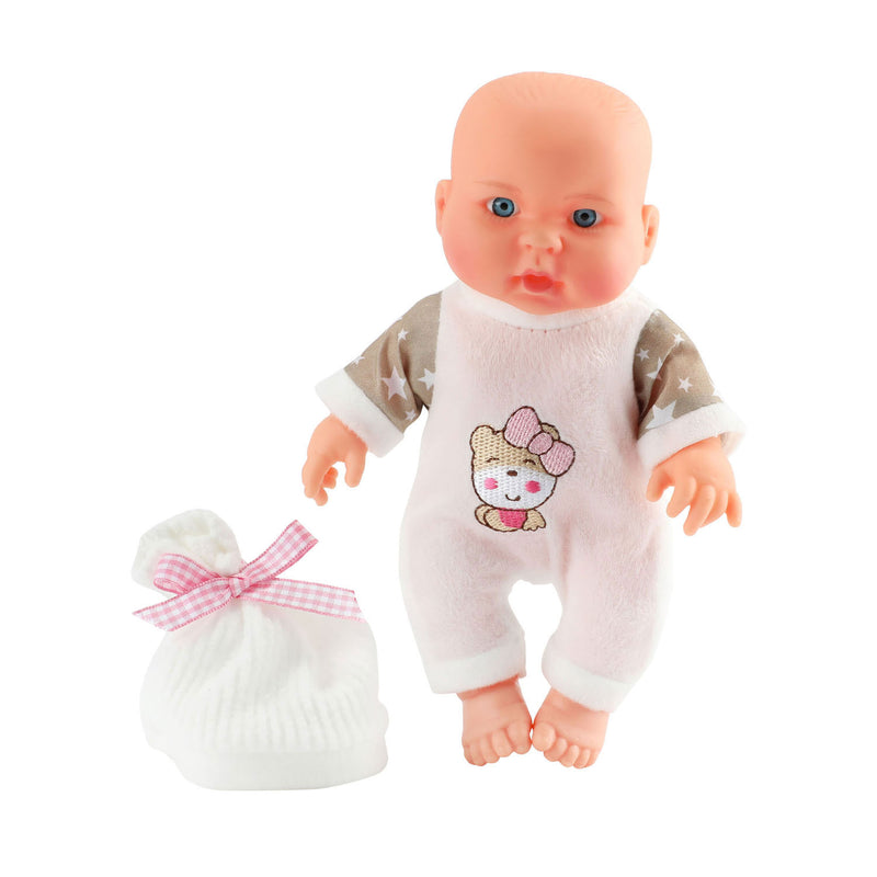 Load image into Gallery viewer, Beau Baby Babypop met Muts, 23cm

