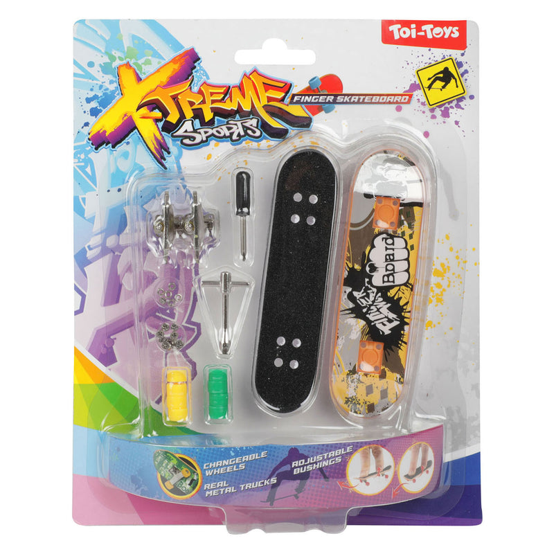 Load image into Gallery viewer, Toi-toys skate vinger skateboard met extra wielen
