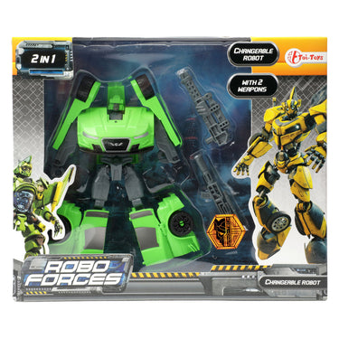 Roboforces veranderrobot sportauto