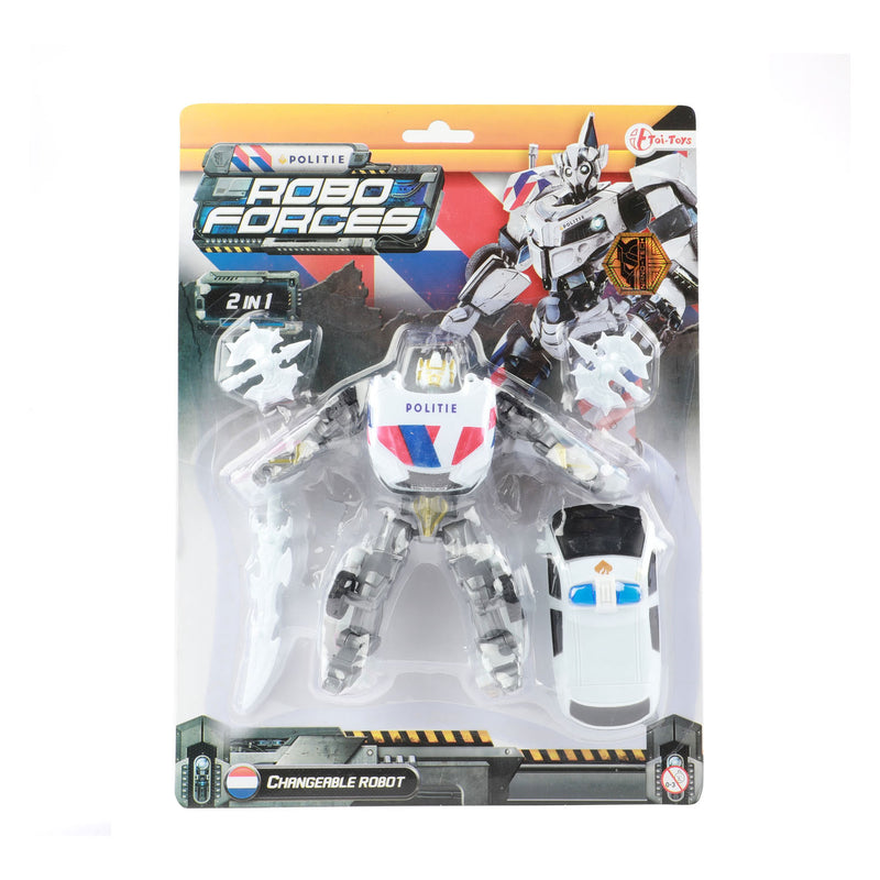 Load image into Gallery viewer, Toi-toys toi toys veranderrobot politieauto
